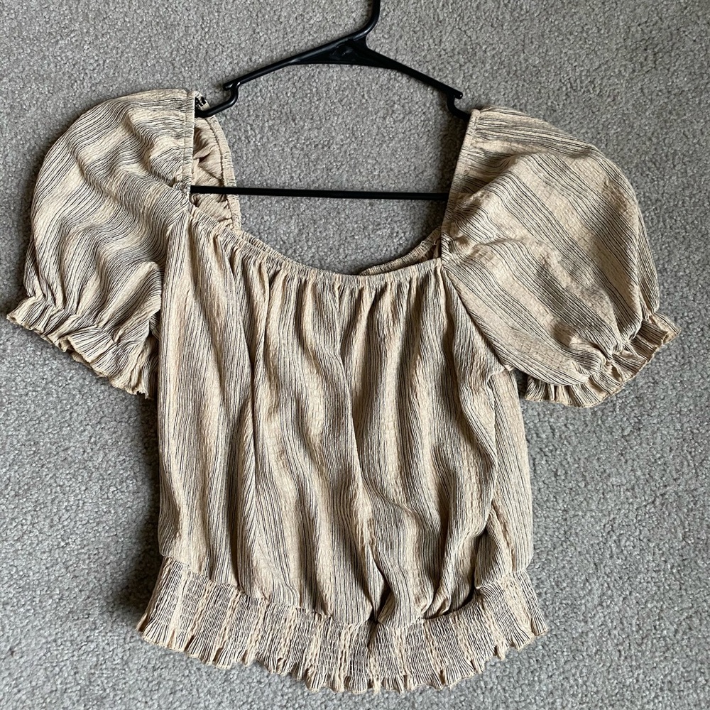 Charlotte Russe Puff Sleeve Top
